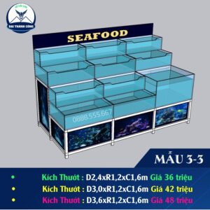 Hồ nuôi hải sản – Giải pháp tối ưu cho nhà hàng và quán ăn